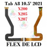 Samsung Tab A8 10.5" 2021 SM-X200 x205 - flex de conexion a lcd