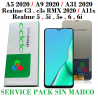 OPPO A5, A9 2020 / REALME C3 RMX 2020 / c3s / REALME 5 , 5i , 5S , 6 , 6i / A11X / A31 2020 - PANTALLA service pack sin marco