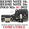 xiaomi REDMI NOTE 10 4G / REDMI NOTE 10s / Poco M5s 4G 2022 2207117BPG - PLACA DE CARGA COMPATIBLE HQ