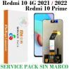 Xiaomi Redmi 10 4G 2021 21061119DG / Redmi 10 4G 2022 22011119UY / Redmi 10 Prime - PANTALLA SERVICE PACK sin MARCO