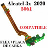 Alcatel 3X  2020 5061 - PLACA / FLEX DE CARGA TIPO C - COMPATIBLE