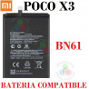 Xiaomi Poco X3 - BN61 - BATERÍA COMPATIBLE SIN LOGO
