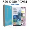 samsung S20 4G 2020 G980F / S20 5G 2020 G981B - PANTALLA SERVICE PACK con marco