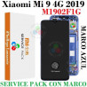 Xiaomi Mi 9 4G 2019 M1902F1G / Mi9  - PANTALLA MARCO AZUL SERVICE PACK