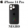 iPhone 14 Pro 2022 A2890 - TAPA TRASERA NEGRO COMPATIBLE CON LOGO