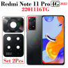 Xiaomi Redmi Note 11 Pro 4G 2022 2201116TG - CRISTAL lente DE CAMARA 2PCS SET