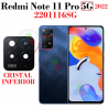 Xiaomi Redmi Note 11 Pro 5G 2022 2201116SG - CRISTAL LENTE DE CAMARA INFERIOR