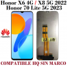 Huawei Honor X6 4G 2022 VNE-LX1/VNE-LX2 / X8 5G 2022 VNE-N41 / 70 Lite 5G 2023 RBN-NX1 - PANTALLA HQ SIN MARCO COMPATIBLE