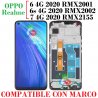 OPPO Realme 6 4G 2020 RMX2001 / 6S 4G 2020 RMX2002 /Realme 7 4G 2020 RMX2155 - PANTALLA COMPATIBLE CON MARCO