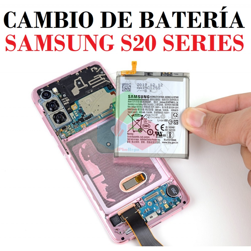 CAMBIO DE BATERÍA EN LANZAROTE SAMSUNG S20 S20 PLUS S20 ULTRA