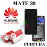Huawei Mate 20 (HMA-L29 / HMA-L09) 2018 - PANTALLA CON MARCO PURPURA - SERVICE PACK
