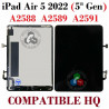 iPad Air 5 2022 10.9" (5ª Gen) A2588 / A2589 / A2591 - PANTALLA HQ compatible