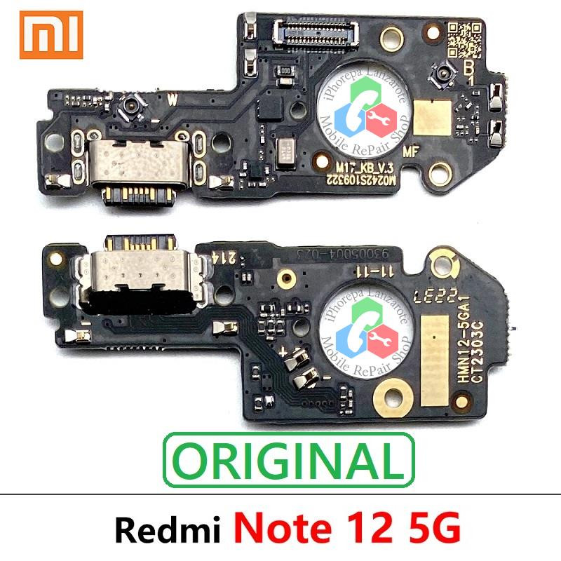 Xiaomi Redmi Note 12 5G 2022 22111317I - 22111317G / Poco x5 5G 22111317PG - PLACA DE CARGA ORIGINAL