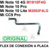 Xiaomi Mi Note 10 4G M1910F4G / Mi Note 10 Pro / Mi Note 10 Lite 4G / Mi CC9 Pro - FLEX DE CONEXION A PLACA BASE ORIGINAL