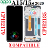 Oppo A15 2020 CPH2185 / A15s 2020 CPH2179 - PANTALLA CON MARCO COMPATIBLE