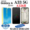 Samsung  A33 5G 2022 A336B A336 - Pantalla SERVICE PACK DORADO