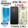Samsung  A34 5G 2023 A346B A346 - Pantalla SERVICE PACK VERDE LIMA