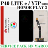 HUAWEI P40 LITE e / Y7P 2020 / HONOR PLAY 3 - PANTALLA SERVICE PACK SIN MARCO