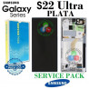 Samsung S22 ULTRA 5G 2022 S908B - PANTALLA Service Pack CON MARCO PLATA