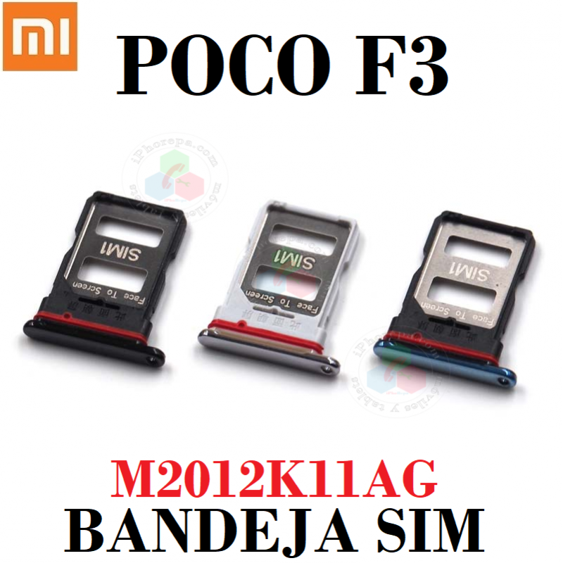 Xiaomi Poco F3 5G 2021 M2012K11AG / Mi 11i 5G M2012K11G - Bandeja dual Sim
