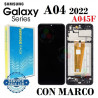 SAMSUNG A04 2022 A045 A045F - PANTALLA SERVICE PACK CON MARCO