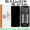 Xiaomi Mi 9 Lite 4G 2019 M1904F3BG / Mi9 Lite / CC9 / Mi A3 Lite - PANTALLA SERVICE PACK CON MARCO