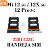 Xiaomi 12 5G 2022 2201123G / 12X 5G / 12 Pro 5G - Bandeja Sim
