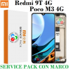 Redmi 9T 4G 2021 J19S M2010J19SY  / Poco M3 4G 2020 M2010J19CG M2010J19CI - PANTALLA SERVICE PACK CON MARCO