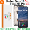 Xiaomi Redmi Note 10 5G 2021 M2103K19G / Poco M3 Pro 5G 2021 M2103K19PG - PANTALLA SERVICE PACK CON MARCO