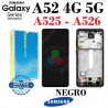 Samsung A52 2021 4G A525F / A52 5G A526B - PANTALLA Service Pack negro