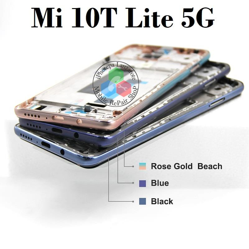 Xiaomi Mi 10T Lite 5G M2007J17G / Redmi Note 9 Pro 5G M2007J17C - PANTALLA con marco AZUL SERVICE PACK