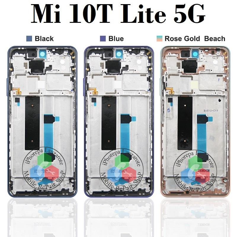 Xiaomi Mi 10T Lite 5G M2007J17G / Redmi Note 9 Pro 5G M2007J17C - PANTALLA con marco rose gold beach SERVICE PACK