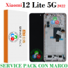 Xiaomi 12 Lite 5G 2022 2203129G / Mi 12 Lite  - PANTALLA SERVICE PACK CON MARCO VIOLETA